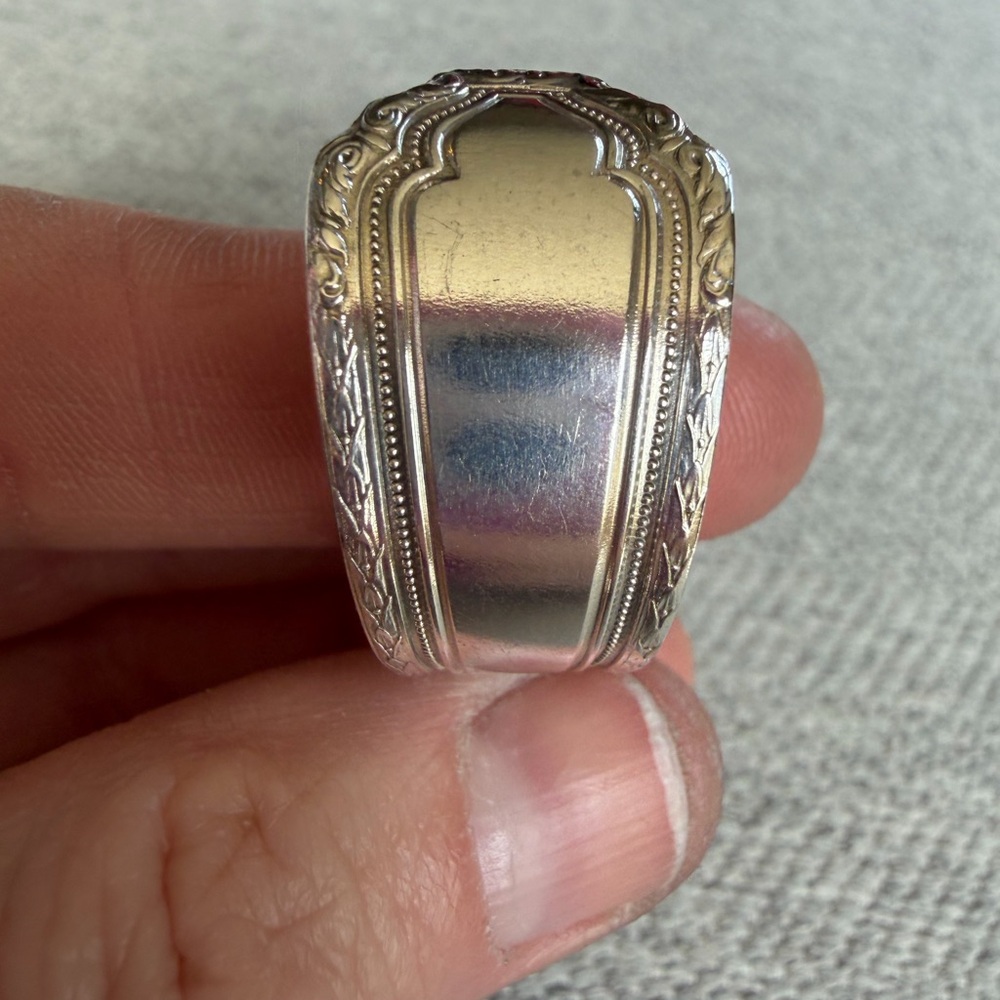 Elegant Silver Spoon Ring - Picture 10 of 14